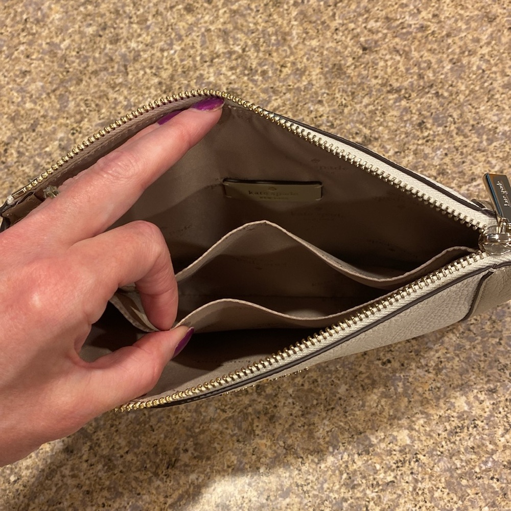 Kate Spade Lena Colorblock Pebbled Leather KH444  NO STRAP And OTHER FLAWS Bag - Picture 13 of 17